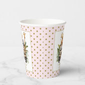 ワイルドワンサファリジャングル第1誕生日ピンク 紙コップ (右)