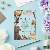 ワイルドワンサファリテーマアクリル誕生日 アクリル招待状 (インサイチュ (ウェディング))