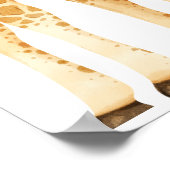 ワイルドワンサファリテーマファースト誕生日 ポスター (角)