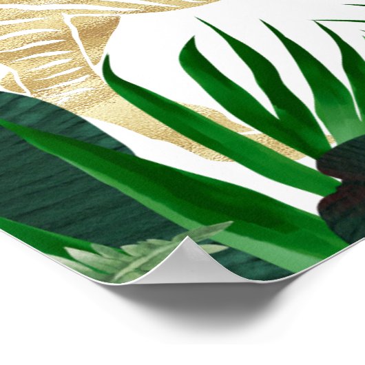 ワイルドワンサファリテーマ誕生日パーティー ポスター (角)