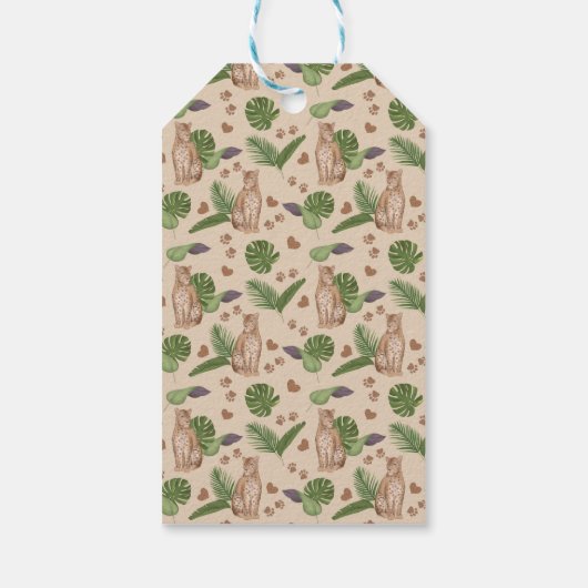 ワイルドワンサファリトロピック誕生日サンキューギフトラベル ギフトタグ (裏面)