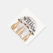 ワイルドワンサファリファースト誕生日 スタンダードカクテルナプキン (角)