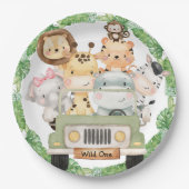 ワイルドワンサファリプレート ペーパープレート (正面)