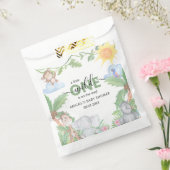 ワイルドワンサファリベイビーシャワーナプキン フェイバーバッグ (封をした状態)