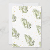 ワイルドワンサファリベイビーシャワー 招待状 (裏面)