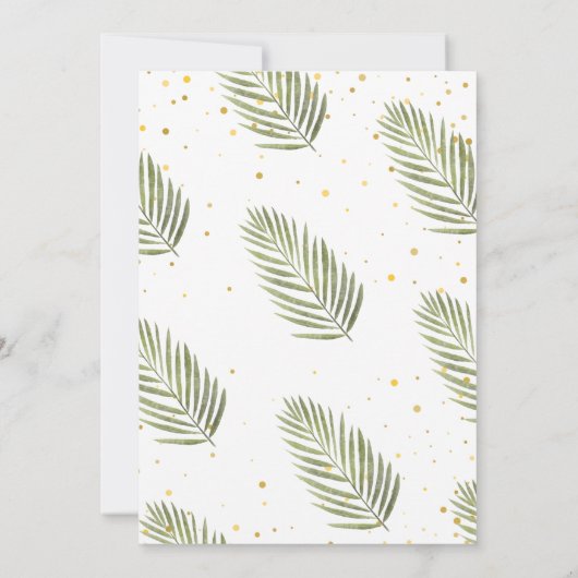 ワイルドワンサファリベイビーシャワー 招待状 (裏面)