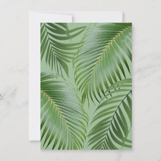 ワイルドワンサファリベイビーシャワー 招待状 (裏面)