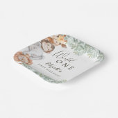 ワイルドワンサファリボーイの誕生日 ペーパープレート (傾斜あり)