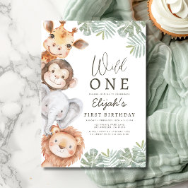 ワイルドワンサファリボーイの誕生日 招待状