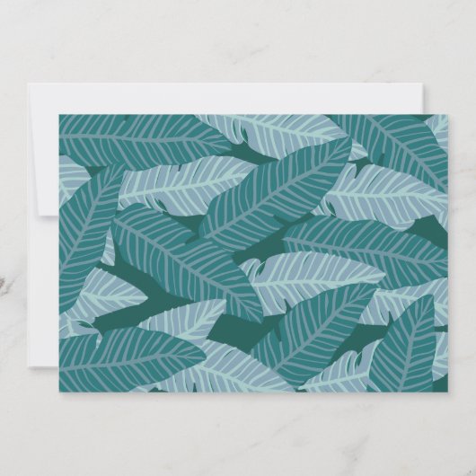 ワイルドワンサファリ動物の少年の写真1歳の誕生日 招待状 (裏面)