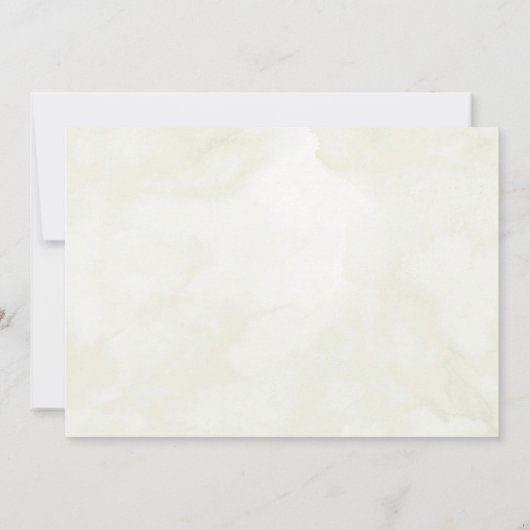 ワイルドワンサファリ動物の赤ちゃんシャワー写真 招待状 (裏面)