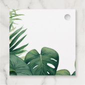 ワイルドワンサファリ動物ジャングルベビーシャワー フェイバータグ (裏面)