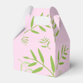 ワイルドワンサファリ動物ベビーシャワー女の子のお気に入りボックス フェイバーボックス (裏面サイド)