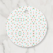 ワイルドワンサファリ動物ボーイベビーシャワー フェイバータグ (裏面)