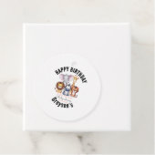 ワイルドワンサファリ動物ボーイベビーシャワー フェイバータグ (インサイチュ)