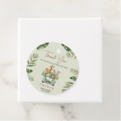 ワイルドワンサファリ動物ボーイベビーシャワー フェイバータグ (インサイチュ)