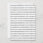 ワイルドワンサファリ動物ボーイベビーシャワー 招待状 (裏面)