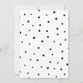 ワイルドワンサファリ動物ボーイベビーシャワー 招待状 (裏面)