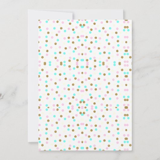 ワイルドワンサファリ動物ボーイベビーシャワー 招待状 (裏面)