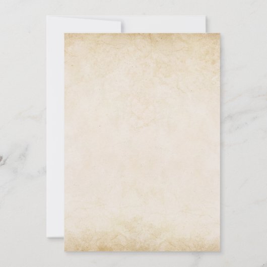 ワイルドワンサファリ動物ボーイベビーシャワー 招待状 (裏面)