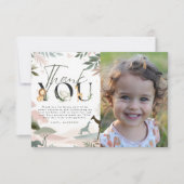 ワイルドワンサファリ1日パーティー サンキューカード (正面)