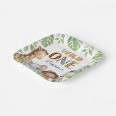 ワイルドワンサファリ1日パーティー ペーパープレート (傾斜あり)