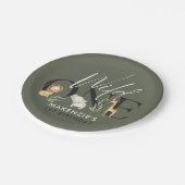 ワイルドワンサファリ1日パーティー ペーパープレート (アングル)