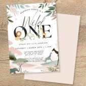 ワイルドワンサファリ1日パーティー 招待状