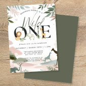 ワイルドワンサファリ1日パーティー 招待状