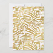 ワイルドワンサファリ1歳の誕生日パーティー 招待状 (裏面)