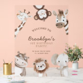 ワイルドワンサファリ1stバースデーウェルカムアクリルサイン アクリルサイン (ウェディング)