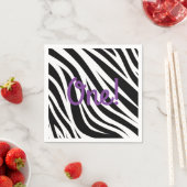 ワイルドワンサファリ1st誕生日パーティーキッズ スタンダードカクテルナプキン (インサイチュ)