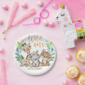 ワイルドワンサファリ1st誕生日紙プレート ペーパープレート (パーティー)