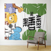 ワイルドワンサファリ ファーストバースデーパーティー タペストリー (インサイチュ(横))