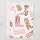 ワイルドワンザウェスト誕生日招待状 招待状 (裏面)