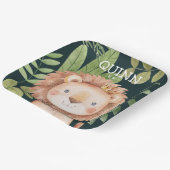 ワイルドワンジャングルアニマルズサファリ1日 ペーパープレート (傾斜あり)