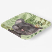 ワイルドワンジャングルアニマルズサファリ1日 ペーパープレート (傾斜あり)