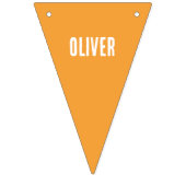 ワイルドワンジャングルアニマルトロピカルボーイ誕生日 バンティングフラッグ (第2の旗)