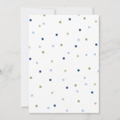 ワイルドワンジャングルアニマル誕生日 招待状 (裏面)