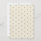 ワイルドワンジャングルキリン1st誕生日パーティー 招待状 (裏面)