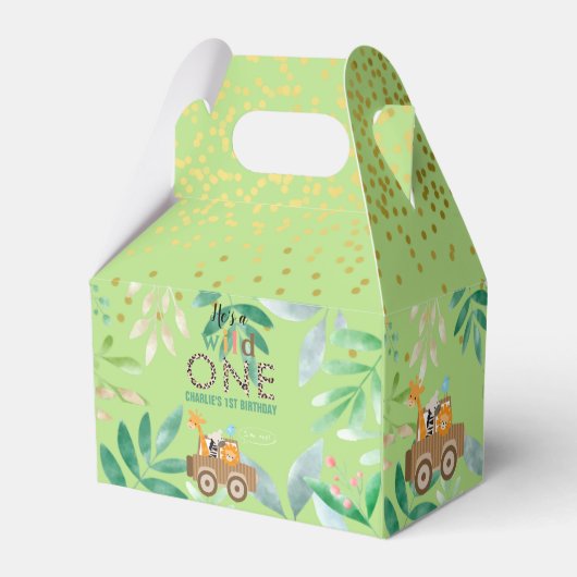 ワイルドワンジャングルサファリアニマルズ誕生日ありがとう フェイバーボックス (裏面サイド)