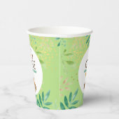 ワイルドワンジャングルサファリアニマルズ1st誕生日パーティー 紙コップ (右)