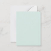 ワイルドワンジャングルサファリアニマルズ1st誕生日 ノートカード (裏面)