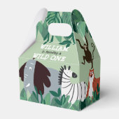 ワイルドワンジャングルサファリアニマルファースト誕生日 フェイバーボックス (裏面サイド)
