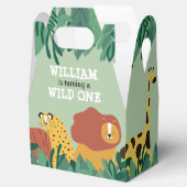 ワイルドワンジャングルサファリアニマルファースト誕生日 フェイバーボックス (オープン)
