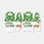 ワイルドワンジャングルサファリアニマル誕生日ありがとう フェイバーボックス (折り畳みなし)