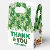 ワイルドワンジャングルサファリアニマル誕生日ありがとう フェイバーボックス (オープン)