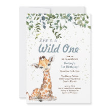 ワイルドワンジャングルサファリキリン誕生日パーティー