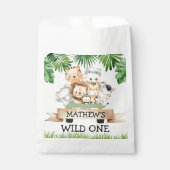 ワイルドワンジャングルサファリバースデーパーティー フェイバーバッグ (正面)