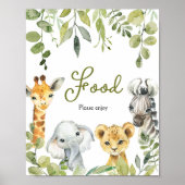 ワイルドワンジャングルサファリフード ポスター (正面)